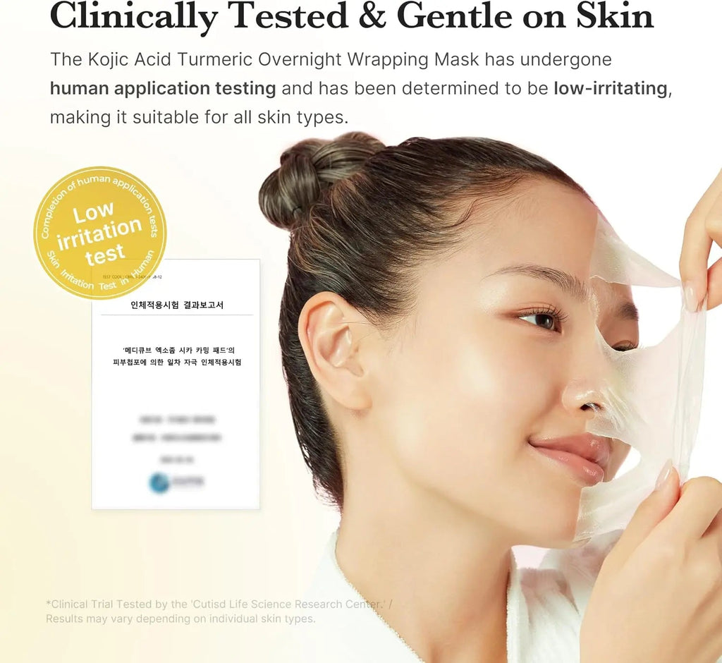 Kojic Acid Turmeric Night Wrapping Mask ℗ Safwa Shop
