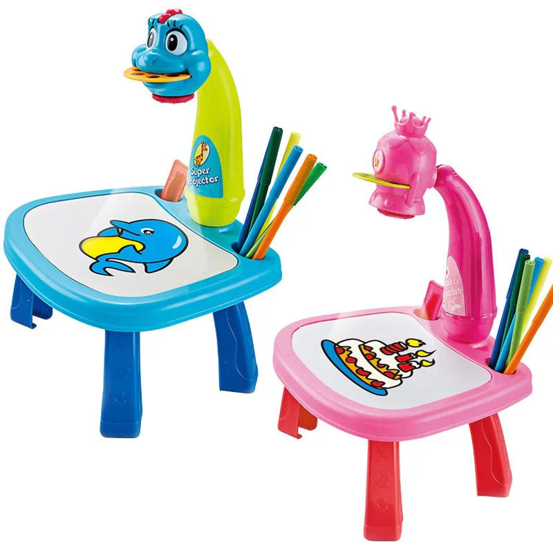 LED Projector Art Painting Table for Kids Safwa Shop