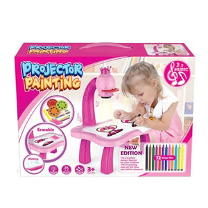 LED Projector Art Painting Table for Kids Safwa Shop